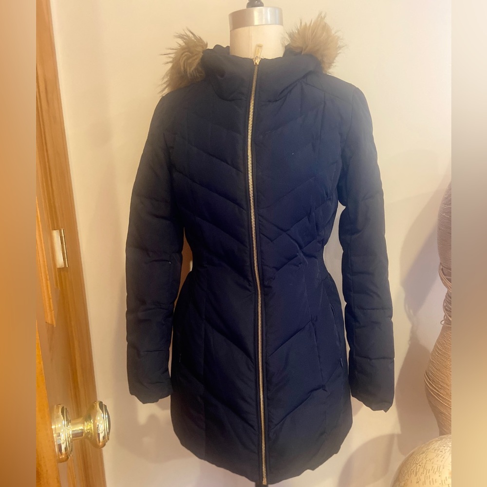 Navy Puffer winter coat Xs COLE HAAN